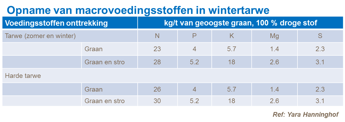 opname van macro-elementen