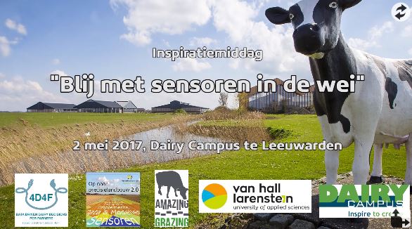 blij met sensoren in de wei